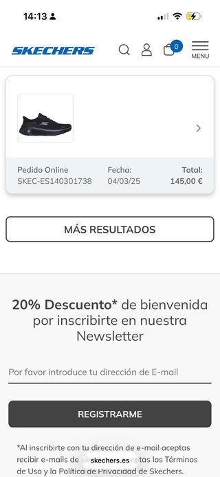 Skechers Go Run 43 Negro