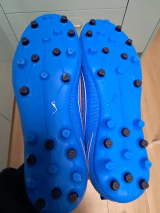 Zapatillas Puma Tacos Azul/Rojo.