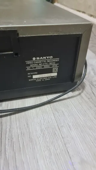 Reproductor Sanyo Betacord VTC-NX10