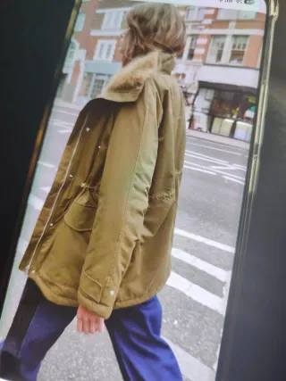 Abrigo Zara acolchado