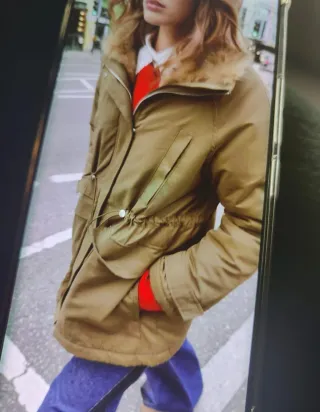 Abrigo Zara acolchado