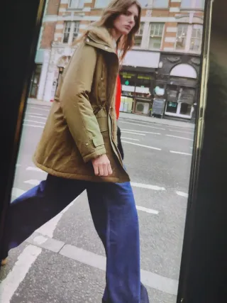 Abrigo Zara acolchado