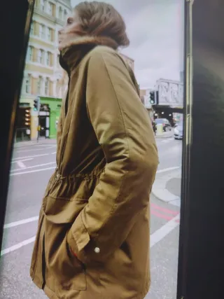 Abrigo Zara acolchado