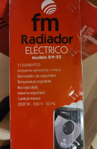 Radiador Eléctrico FM RW-25