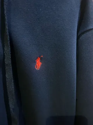 Sudadera Polo Ralph Lauren Negra Cremallera