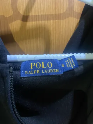 Sudadera Polo Ralph Lauren Negra Cremallera