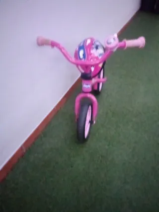 Bicicleta de equilibrio rosa Minnie