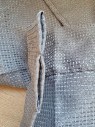 Cortinas grises 75x118 cm