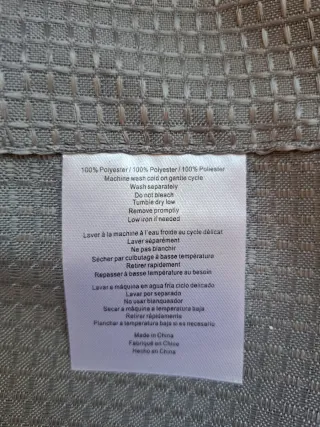 Cortinas grises 75x118 cm