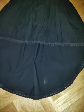 Falda larga detrás corta delante Talla L