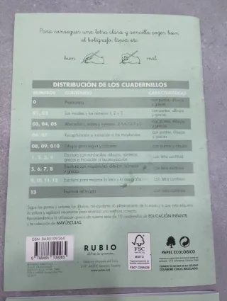 Escritura RUBIO 3 y 4