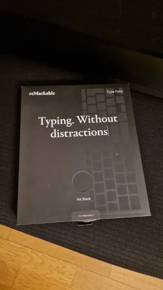 Type Folio per reMarkable 2 Tastiera Ink Black senza