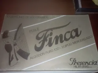 Caja Hilos Ganchillo Algodón 100grs