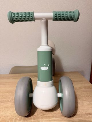 Bici aprendizaje 1-2 años verde/blanco