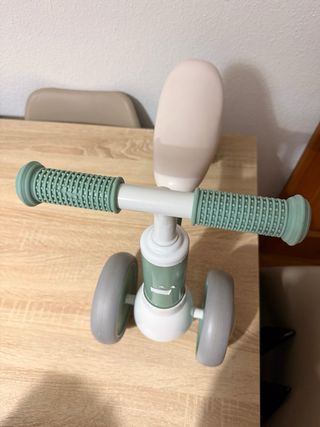 Bici aprendizaje 1-2 años verde/blanco