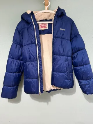 Chaqueta Levi's azul acolchada niña/o