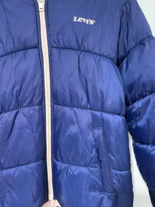 Chaqueta Levi's azul acolchada niña/o