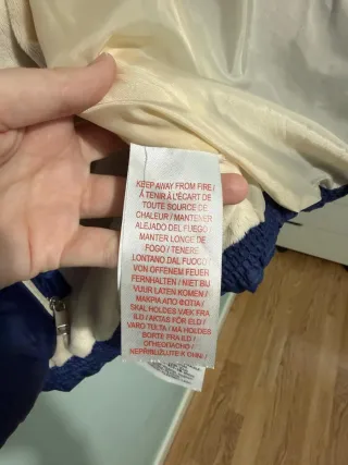 Chaqueta Levi's azul acolchada niña/o