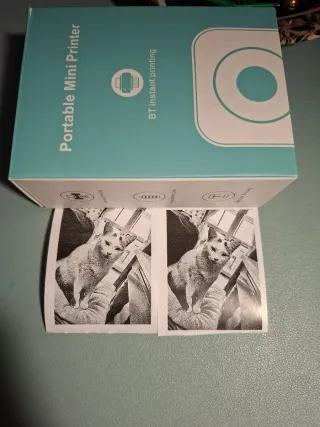 Mini Impresora Portátil BT + 6 Rollos