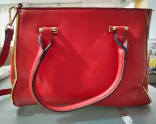 Borsa YAMAMAY ecopelle rossa