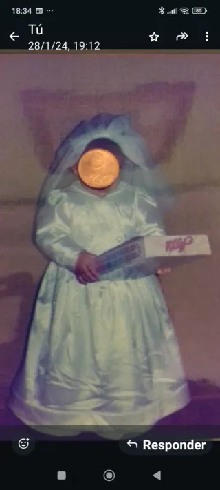 Disfraz de comunión/boda niña