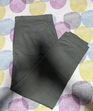 Pantalón Massimo Dutti Verde Oliva