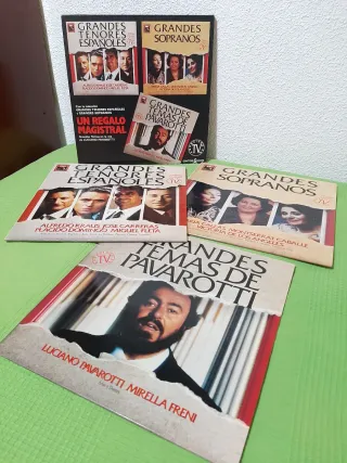 Vinilos Grandes Tenores y Sopranos Españoles