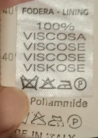 Cappotto Lana e Mohair Nero/Rosso Tg. 42