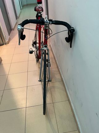 Bicicleta Carretera Acero Columbus EL Roja
