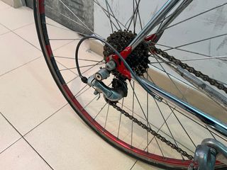 Bicicleta Carretera Acero Columbus EL Roja