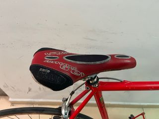 Bicicleta Carretera Acero Columbus EL Roja