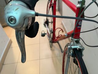 Bicicleta Carretera Acero Columbus EL Roja