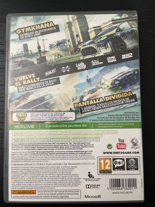 Dirt 3 Xbox 360 Classics