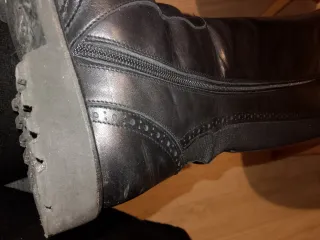 Stivali donna in pelle neri