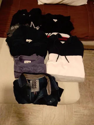 Lote 6 Sudaderas Hombre Talla S