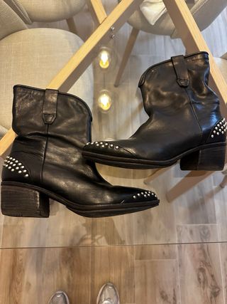 Botines piel A.S.98 mujer talla 41.