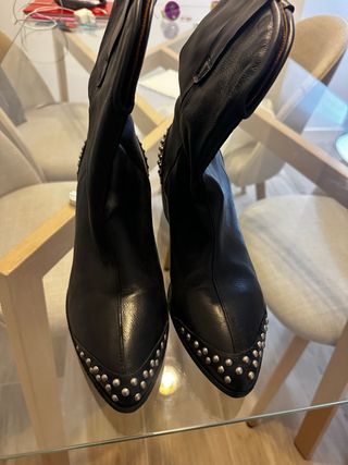 Botines piel A.S.98 mujer talla 41.