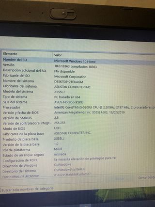 Portátil ASUS Intel Core i5