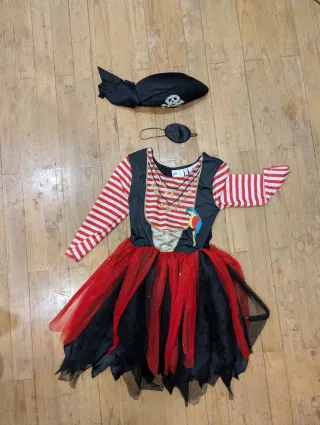 Disfraz Pirata Niña 8-9 Años