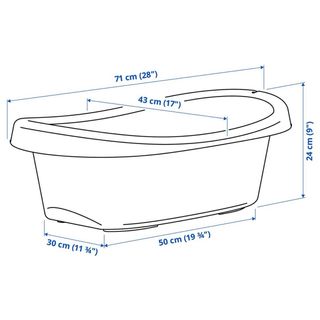 Bañera bebé LÄTTSAM IKEA