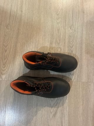 Botas de seguridad Black Leather Talla 40