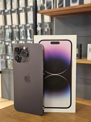 IPHONE 14 PRO MAX 128GB MORADO BATE. 100%