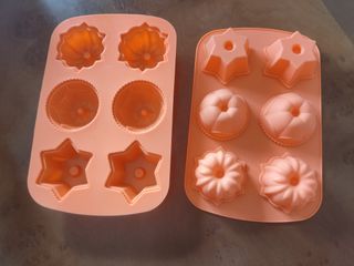 Lote 4 Moldes Silicona Repostería