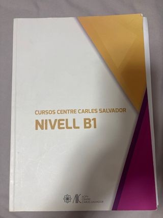 Cursos Centre Carles Salvador. Nivell B1 (Catal...