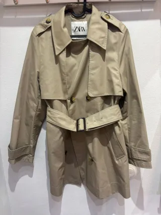 Gabardina Zara Beige