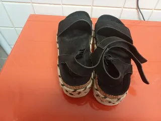Sandalias negras mujer talla 38