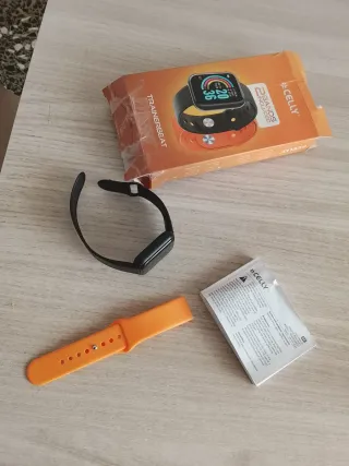 Smartwatch Celly Trainerbeat Nero/Arancio