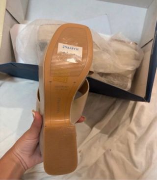 Sandalias Marypaz Beige y Blancas