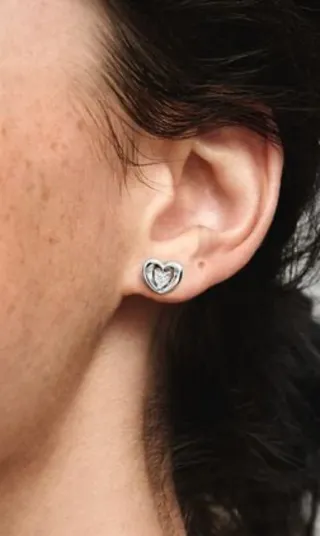 Pendientes Corazón Brillante