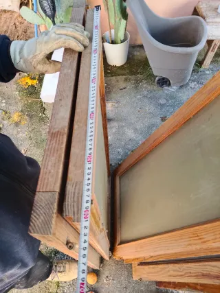 Persianas y cristaleras de madera